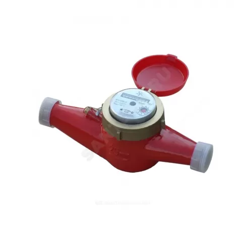 Счётчик г/в и х/в крыльчатый многоструйный Ду 15 Ру16 Qn=1,5 м3/ч 120С L=165мм резьба Б/К Пульсар М Тепловодохран Н00003523