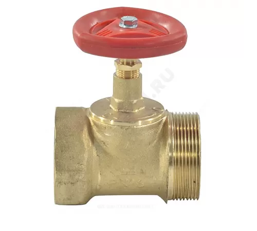 Клапан запорный латунь 15б3р Ду 50 Ру16 ВР/НР прямой Апогей 120001