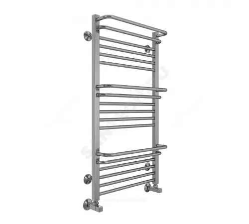 Полотенцесушитель водяной нерж сталь Лесенка (1/2") ВР 500х1000мм 18П нижнее подключение Орион Терминус 4670078529756