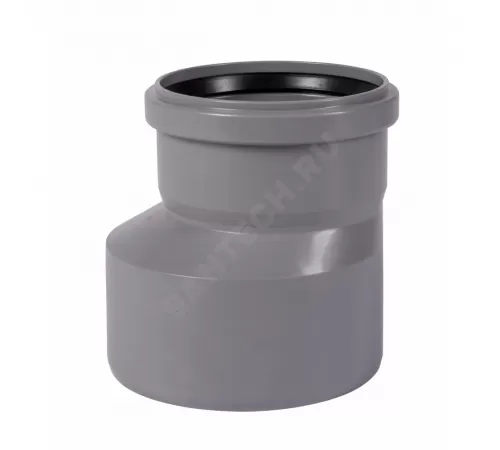 Переход PP-H эксцентрический серая HT HTR Дн 125х110 б/нап в/к Ostendorf 116710