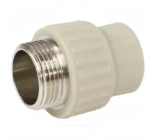 Муфта PP-R комбинированная серая Дн 25х1" НР VALFEX 10130225Г