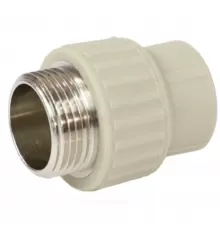 Муфта PP-R комбинированная серая Дн 25х1" НР VALFEX 10130225Г