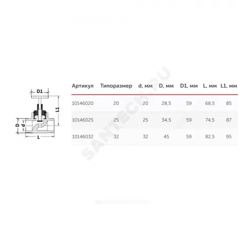 Клапан (вентиль) PP-R запорный серый Дн 32х90гр внутренняя пайка VALFEX 10146032Г