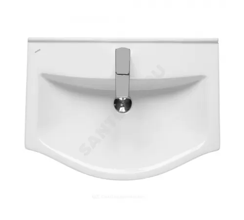 Умывальник мебельный Беверли 65 1 отверстие под смеситель по центру Santek 1.WH30.2.501