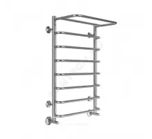 Полотенцесушитель водяной нерж сталь Лесенка (1/2") ВР 500х800мм 8П нижнее подключение Полка Терминус 4670078530295