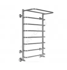 Полотенцесушитель водяной нерж сталь Лесенка (1/2") ВР 500х800мм 8П нижнее подключение Полка Терминус 4670078530295