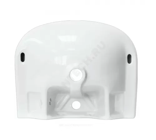 Умывальник подвесной Комфорт 50 1 отверстие под смеситель по центру белый Sanita WB.PD/Comfort/50-C/WHT.G/S1