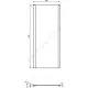 Стенка душевая CONNECT 2 боковая 850х1950мм Ideal Standard K9301V3