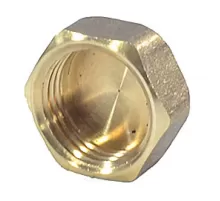 Заглушка латунь Ду 15 (1/2") ВР VALFEX VF.590.L.012
