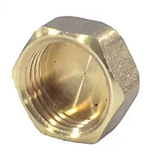 Заглушка латунь Ду 15 (1/2") ВР VALFEX VF.590.L.012