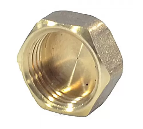 Заглушка латунь Ду 15 (1/2") ВР VALFEX VF.590.L.012