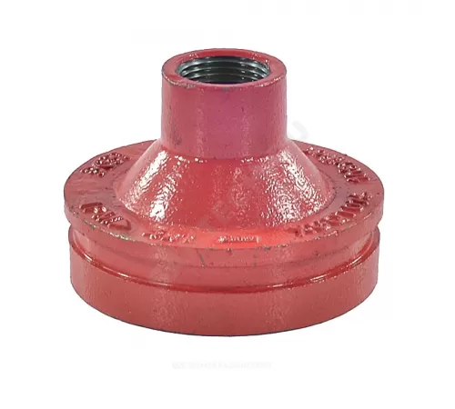 Переход резьбовой под муфту грувлок XGQT07S Ду150х50 (Дн168х2") Ру16 LEDE