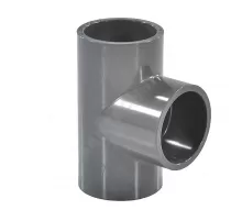 Тройник НПВХ Дн 16х90гр Ру10 под клеевое соединение Агригазполимер 206-001