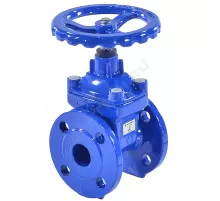 Задвижка чугун 30ч39р 1010W аналог МЗВ обрезиненный клин EPDM с гайкой и направляющими клина Ду 500 Ру10/16 фл Benarmo