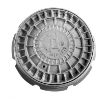 Люк чугун дождевой канализации (Д) Т (тяжелый) С250 круглый m=90кг Т(С250)-1-60 ГОСТ 3634-2019 ДПК