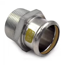 Муфта сталь нерж AISI 316L Дн 35х1 1/4" Ру5 пресс/НР для газоснабжения Inoxpres Gas RM 187114035G