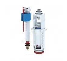 Арматура для бачка сливная/наливная 1/2" нижнее подключение кнопка хром 1/реж АНИ Пласт WC8520C