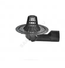 Воронка кровельная HL80.3 с поворотным шарниром PE Дн 50/75 с листвоуловителем, без гидроизоляционного фланца HL HL80.3