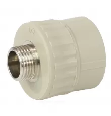 Муфта PP-R комбинированная серая Дн 20х1/2" НР VALFEX 10130020Г