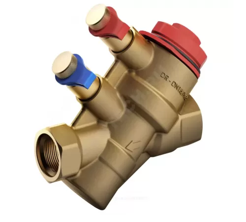 Клапан балансировочный автомат латунь Dynamic Ду 20 G3/4" Ру25 ВР без ниппелей BROEN 4460000s-000001
