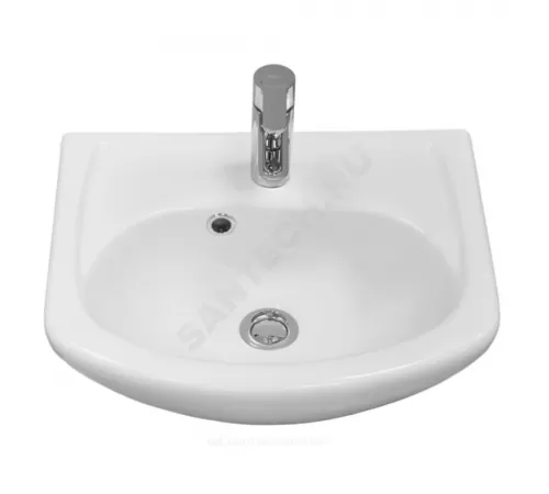 Умывальник мебельный Азов 45 1 отверстие под смеситель по центру Santek 1.WH11.2.449