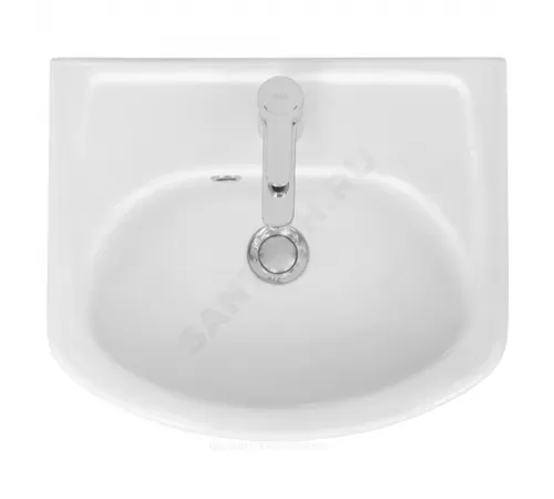 Умывальник мебельный Азов 45 1 отверстие под смеситель по центру Santek 1.WH11.2.449