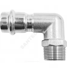 Угольник сталь нерж AISI 304 Дн 15х1/2" пресс/НР SantechSystems