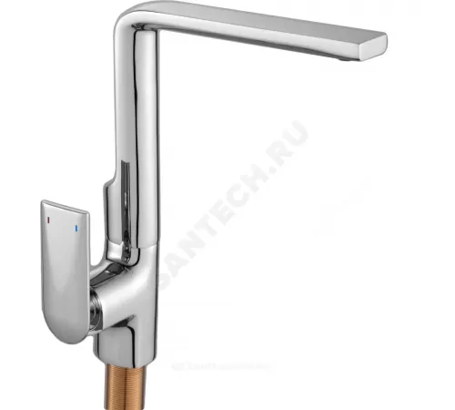 Смеситель для кухонной мойки ручка сбоку одноручный ДИЗАЙН Профсан PSM-500-3
