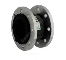 Компенсатор резиновый антивибрационный EPDM DI724016N Ду 250 Ру16 фл L=240мм Tecofi DI724016N-0250 сжатие/растяжение 20 мм/12 мм