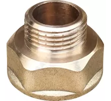 Переход латунь Ду 20х15 (3/4"х1/2") ВР/НР VALFEX VF.592.L.034.012