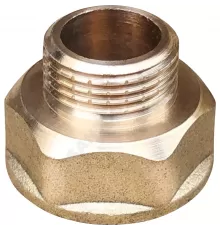 Переход латунь Ду 15х10 (1/2"х3/8") ВР/НР VALFEX VF.592.L.012.038