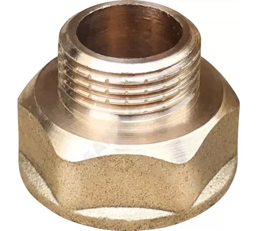 Переход латунь Ду 20х15 (3/4"х1/2") ВР/НР VALFEX VF.592.L.034.012