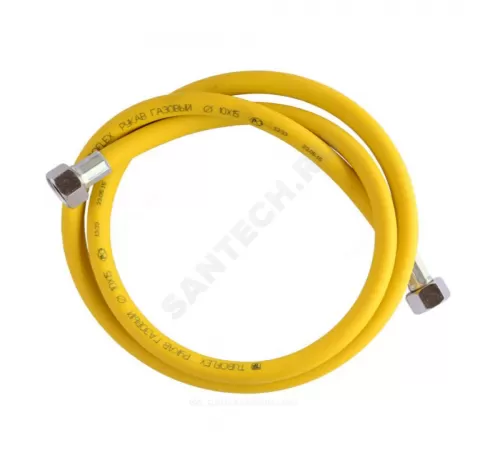 Подводка гибкая для газа ПВХ армированная 3/4" г-г L=0.6м (евро слот) Tuboflex