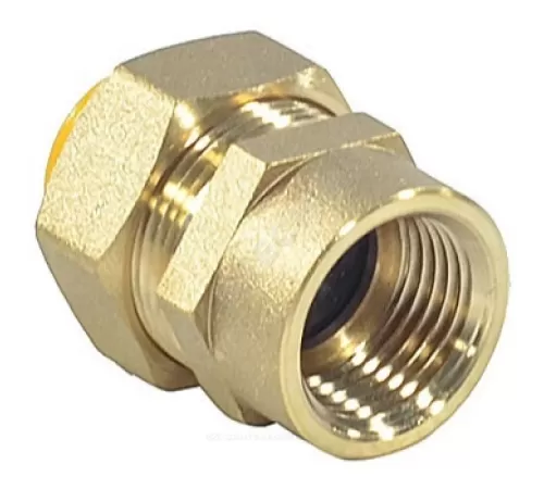 Муфта латунь 20Aх3/4" обжим/ВР для газоснабжения STAHLMANN SSFG2003/4BGZ