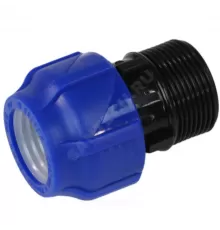 Муфта компрессионная ПЭ Дн 25х1/2" НР Ру16 VALFEX 121001125012