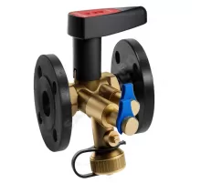 Клапан балансировочный ручной латунь V Ду 40 Ру16 фл Kvs=23.7м3/ч без ниппелей BROEN 4751500S-001673
