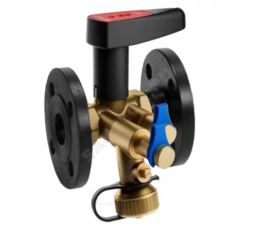 Клапан балансировочный ручной латунь V Ду 40 Ру16 фл Kvs=23.7м3/ч без ниппелей BROEN 4751500S-001673