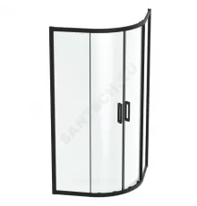 Ограждение душевое CONNECT 2 Corner Quadrant 1000х1000х1950 мм без поддона угловая-асимметричная прозрачное стекло Ideal Standard K9252V3