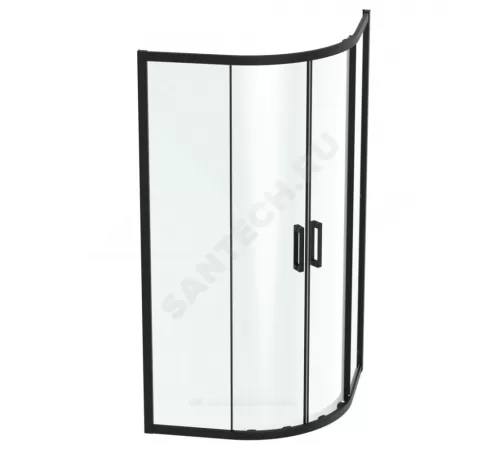 Ограждение душевое CONNECT 2 Corner Quadrant 1000х1000х1950 мм без поддона угловая-асимметричная прозрачное стекло Ideal Standard K9252V3