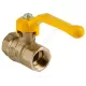 Кран шаровой латунь газ Стандарт 220 аналог 11б27п1 Ду 20 Ру16 ВР полнопроходной рычаг ГАЛЛОП 116024