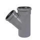 Тройник PP-H переходной серая HT HTEA Дн 160х110х45гр б/нап в/к Ostendorf 117210