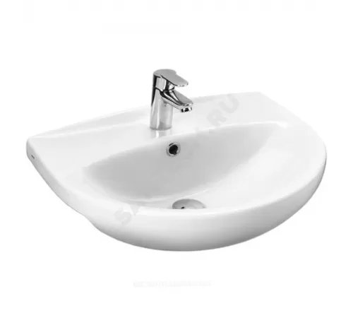 Умывальник мебельный Антик 55 1 отверстие под смеситель по центру белый Santek 1.WH11.0.186