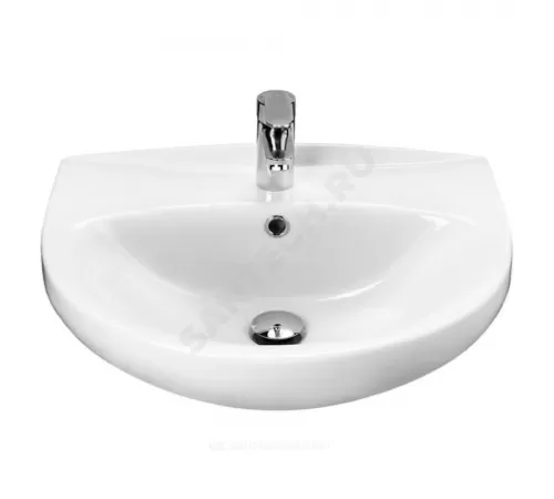 Умывальник мебельный Антик 55 1 отверстие под смеситель по центру белый Santek 1.WH11.0.186