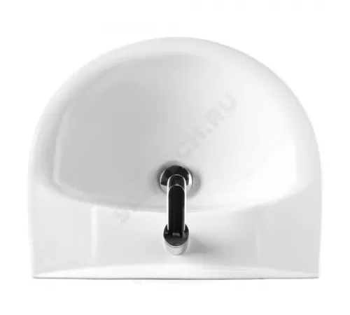 Умывальник мебельный Антик 55 1 отверстие под смеситель по центру белый Santek 1.WH11.0.186