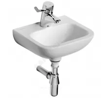 Умывальник подвесной CONTOUR 37 1 отверстие под смеситель по центру Ideal Standard S212201