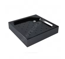 Поддон душевой акриловый квадрат Universal BLACK N 900х900х160 с противоскользящим покрытием МетаКам АПS_013576