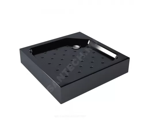 Поддон душевой акриловый квадрат Universal BLACK N 900х900х160 с противоскользящим покрытием МетаКам АПS_013576