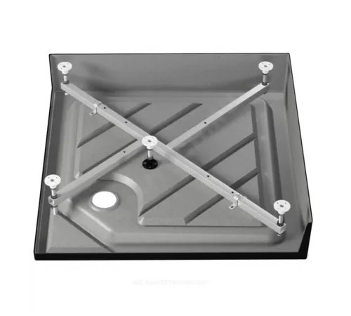 Поддон душевой акриловый квадрат Universal BLACK N 900х900х160 с противоскользящим покрытием МетаКам АПS_013576