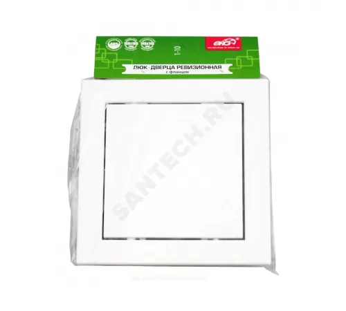 Люк-дверца с фланцем и ручкой пластик 400х400 Evecs Л Л4040Р