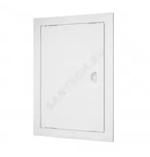 Люк-дверца с фланцем и ручкой пластик 400х400 Evecs Л Л4040Р